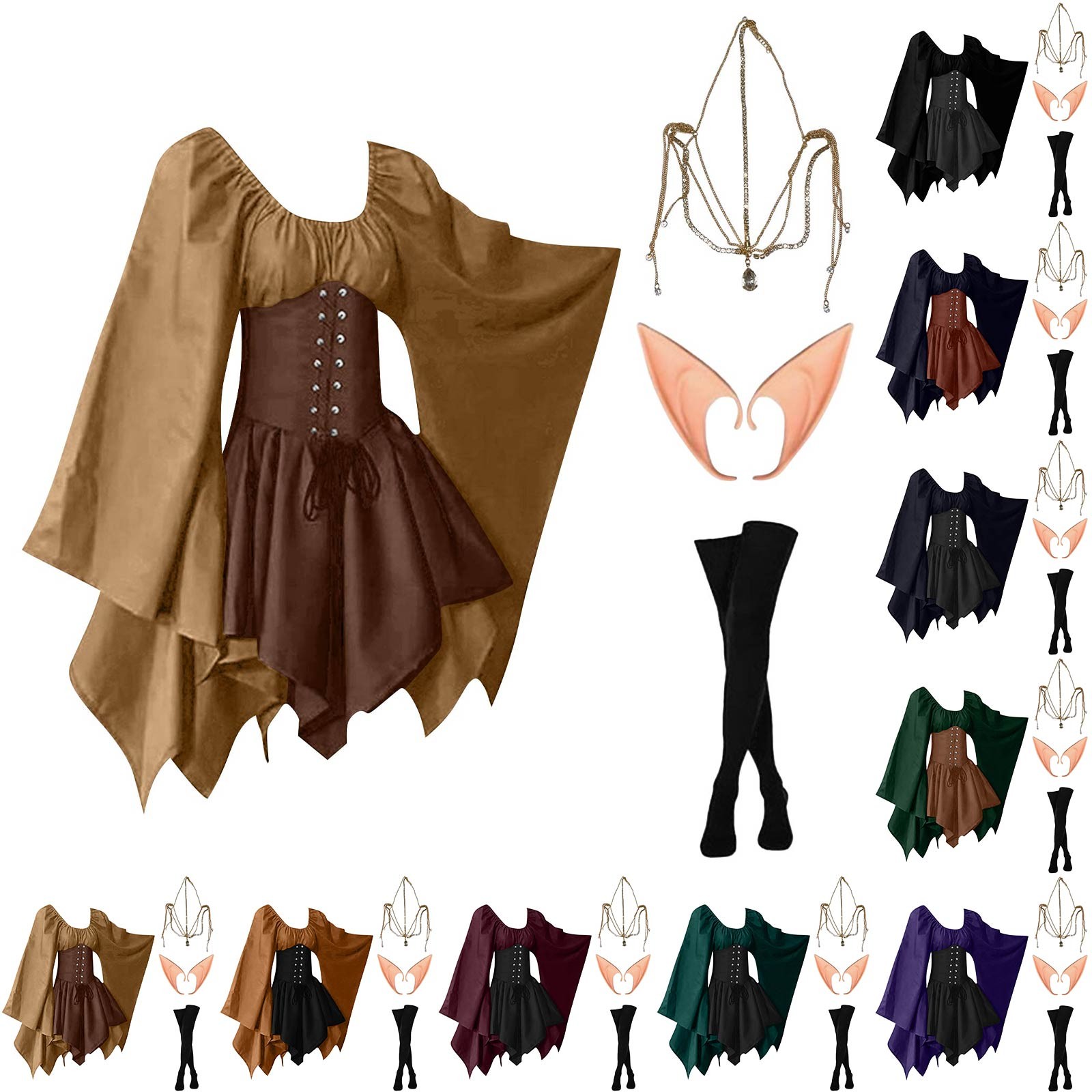 Halloween Cosplay Palace Victo - Vintage Fashion Dresses ulasan dan harga