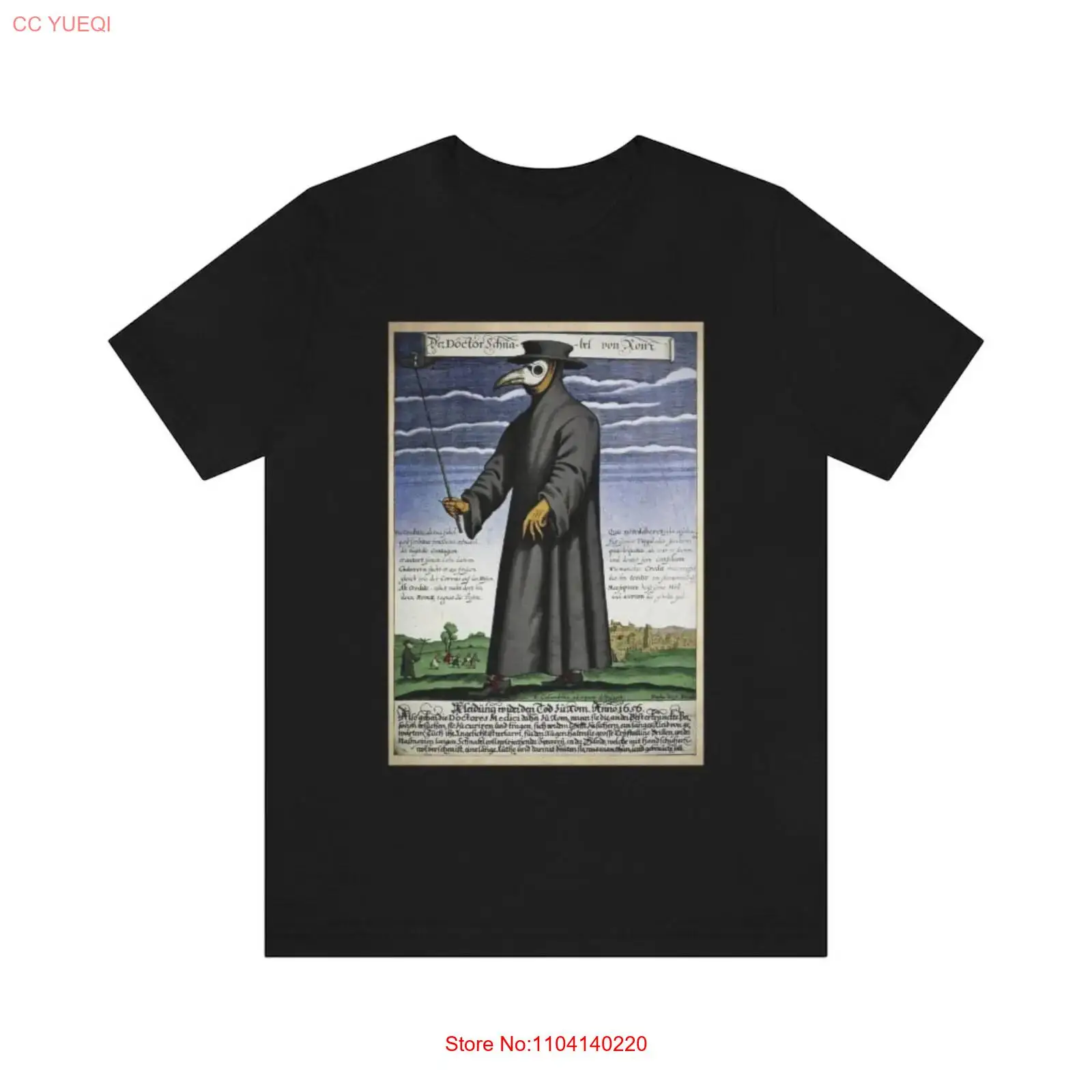 Plague Doctor Jersey  T Shirt  - Vintage Fashion Jersey ulasan dan harga