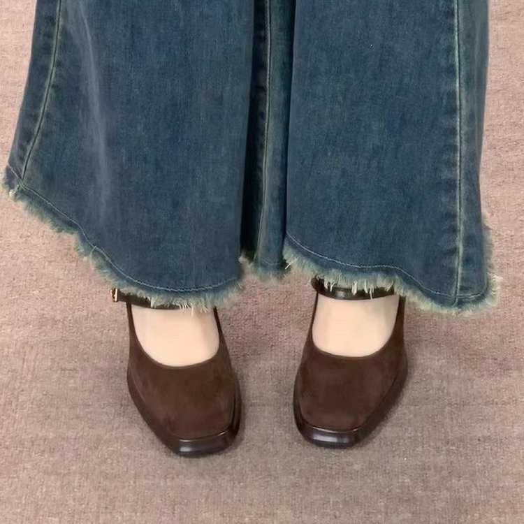 Vintage Thick High Women Mary  - Vintage Fashion Online ulasan dan harga