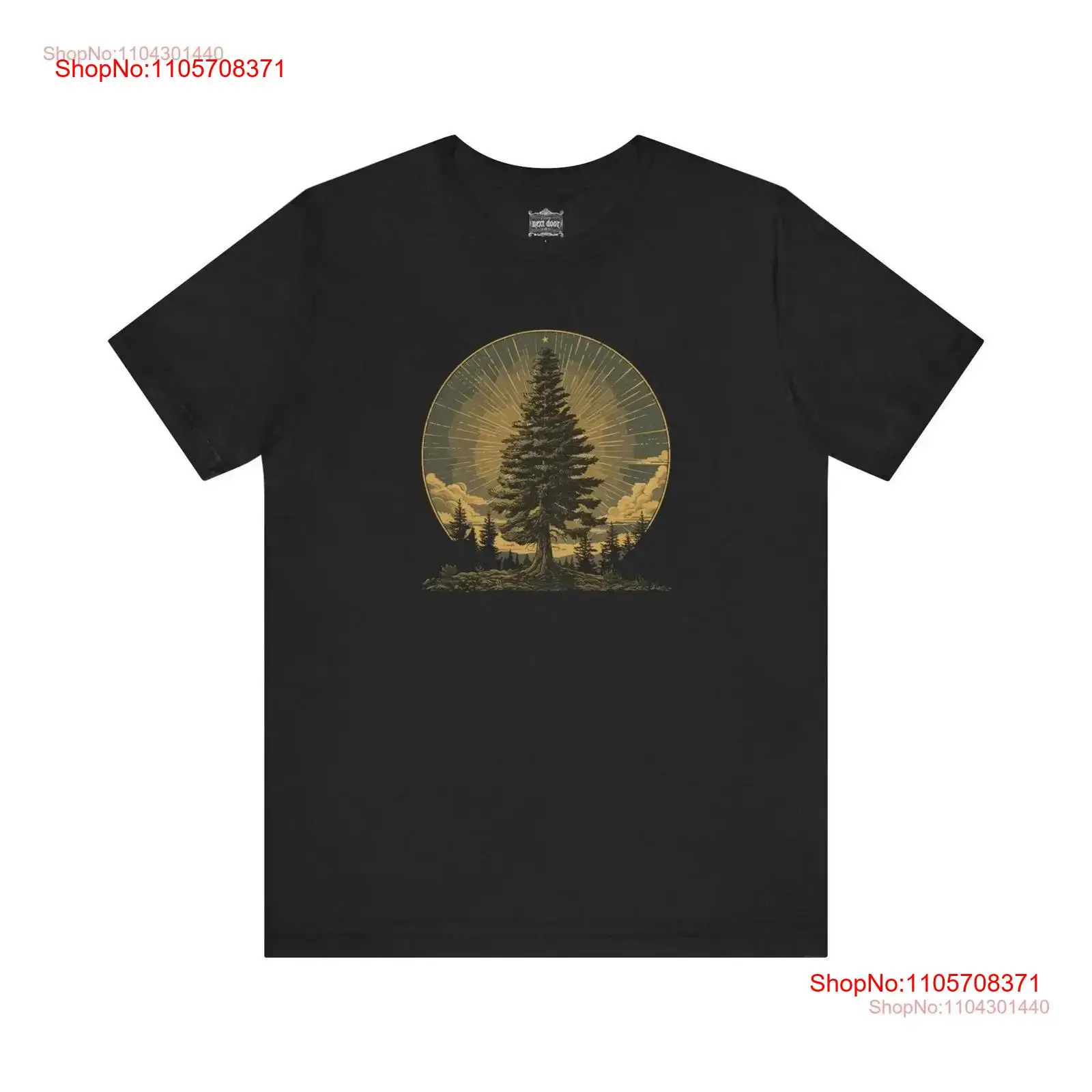 Jersey T Shirt Evergreen Tree  - Vintage Fashion Jersey ulasan dan harga