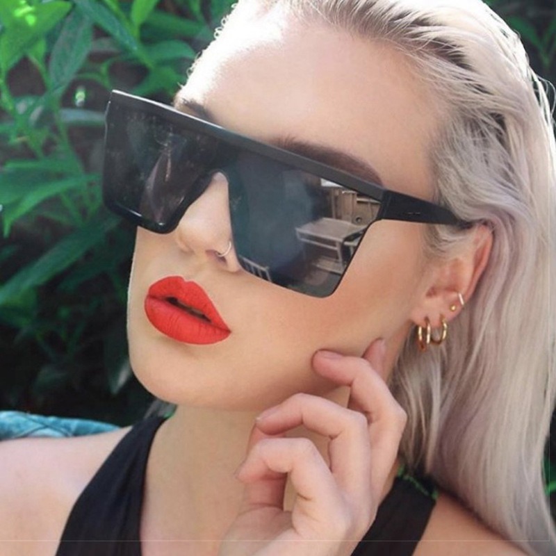 Vintage Square Sunglasses Wome - Vintage Outdoor Fashion ulasan dan harga